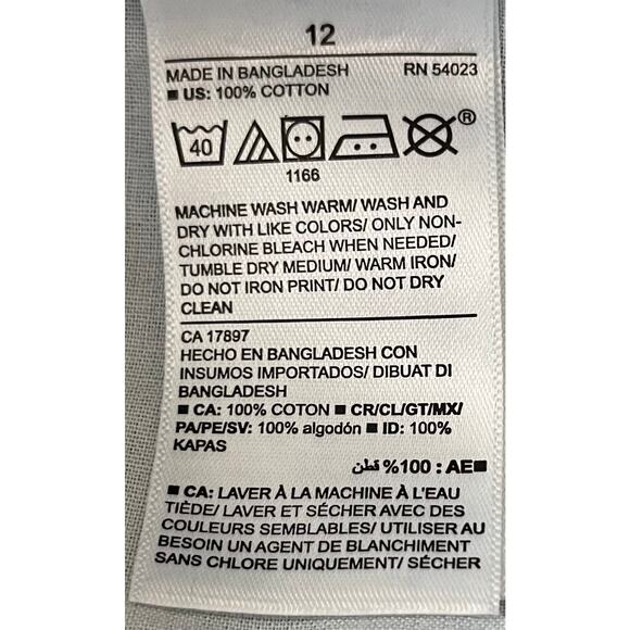 OLD NAVY HI-RISE SLOUCHY STRAIGHT RAW HEM SHORTS, WOMENS-12-DENIM BLUE, MID-LGTH - Picture 11 of 12